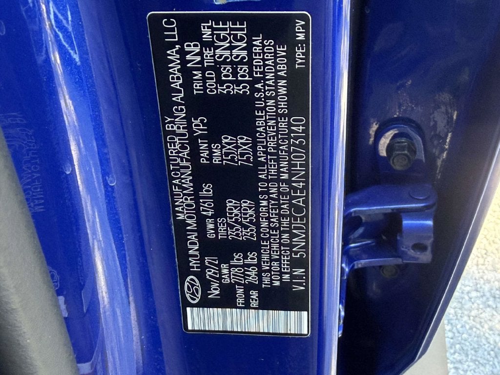 2022 Hyundai Tucson Limited