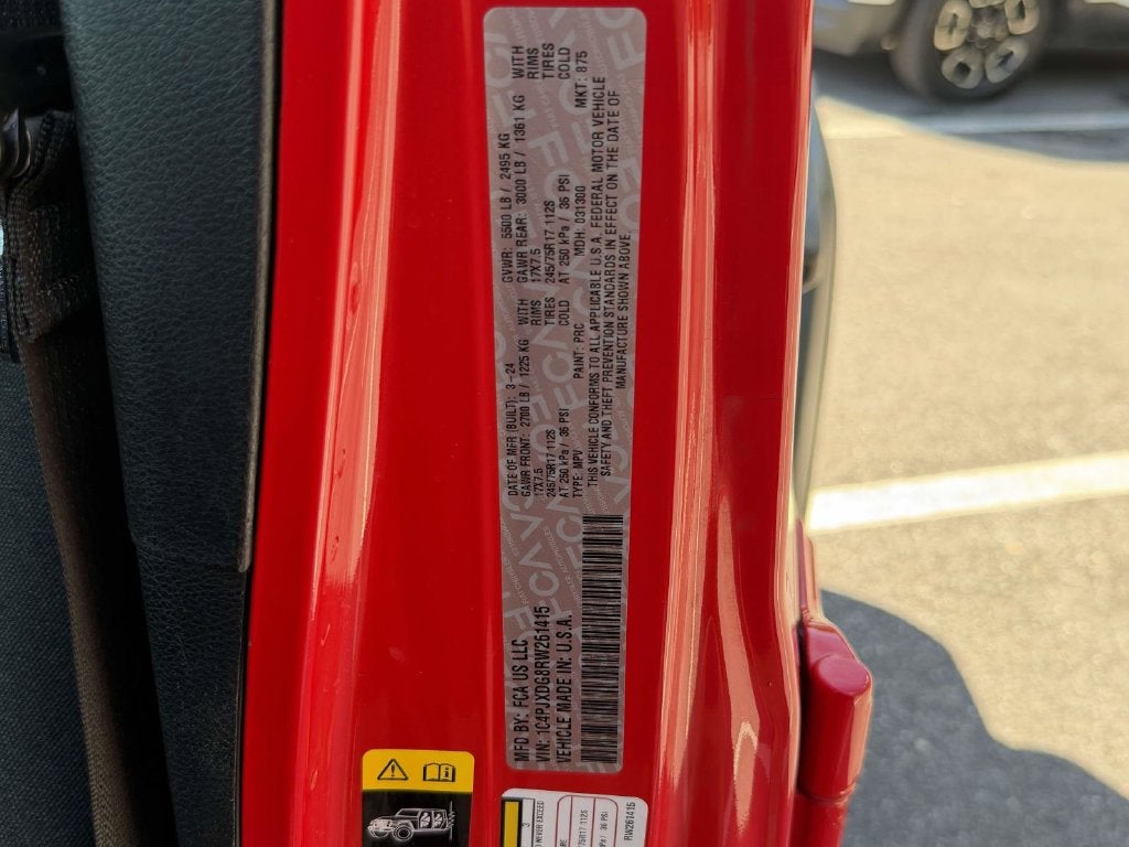 2024 Jeep Wrangler 4-Door Sport 4x4