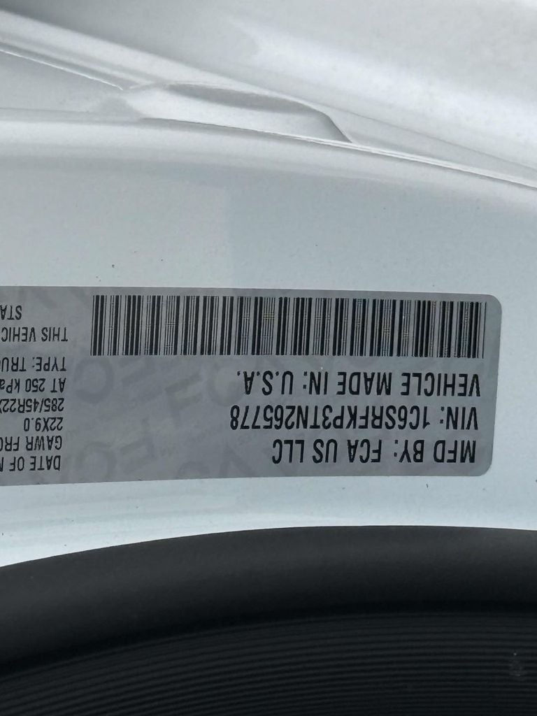 2026 RAM Ram 1500 RAM 1500 TUNGSTEN CREW CAB 4X4