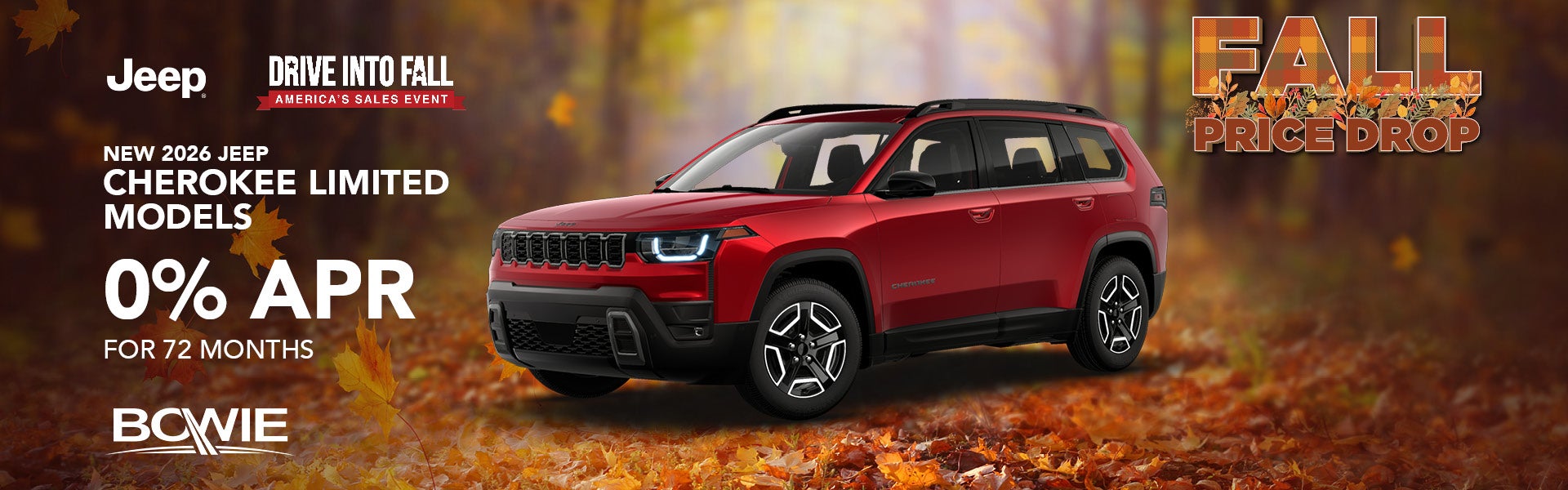 New 2026 Jeep CHEROKEE LIMITED Models